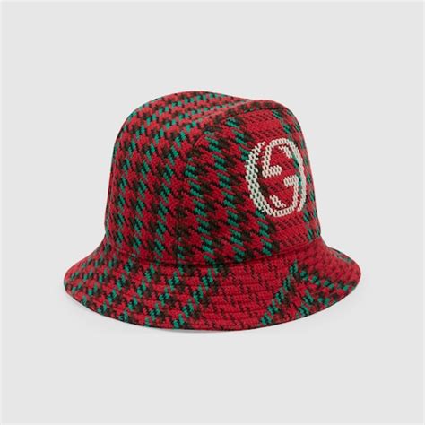 gucci hat trucker|Gucci bucket hat houndstooth.